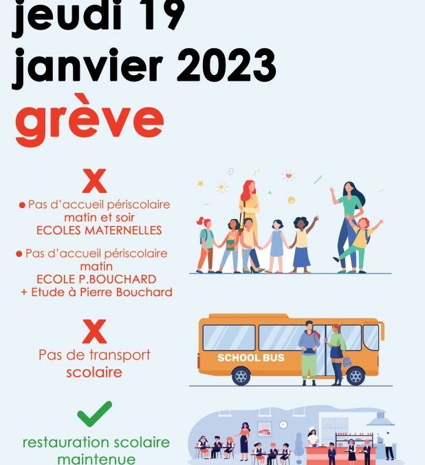 Jeudi 19 janvier : grève nationale